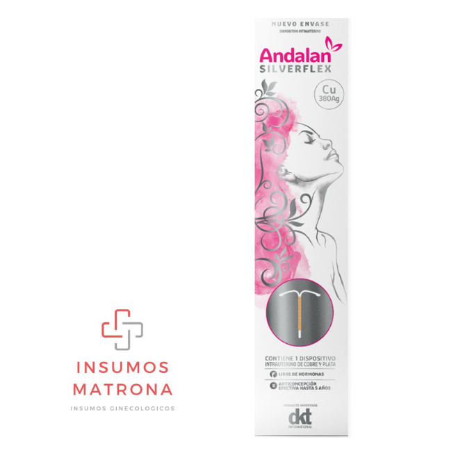 Dispositivo Intrauterino ANDALAN Silverflex Cu 380 Ag
