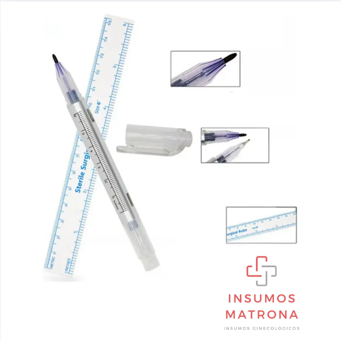 Marcador Esteril doble punta