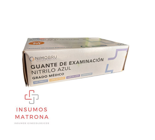 Guantes nitrilo Talla M x 100 unid
